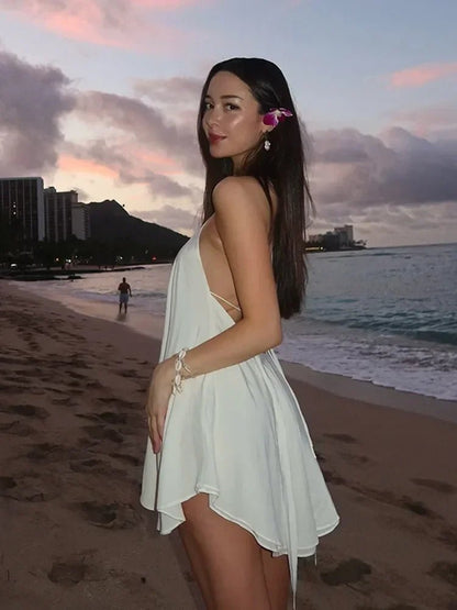Zinnia Off-Shoulder Hollow Out Summer Dress
