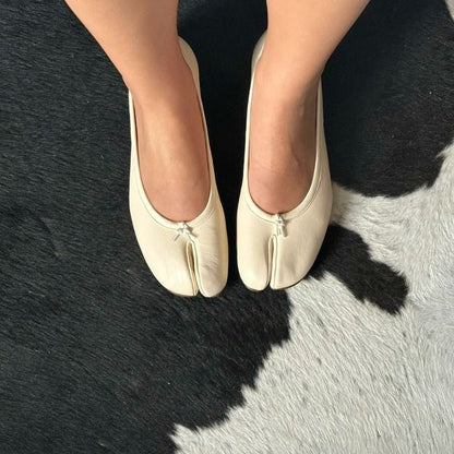 Elizabeth Split Toe Ballet Flats