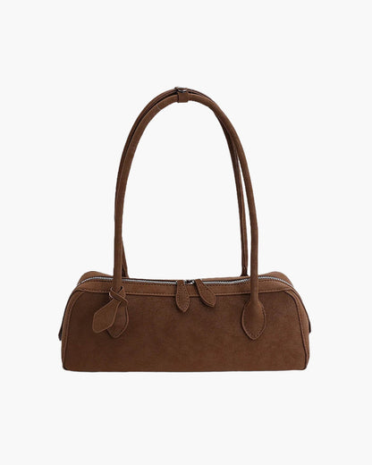 Adora Suede Baguette Bag