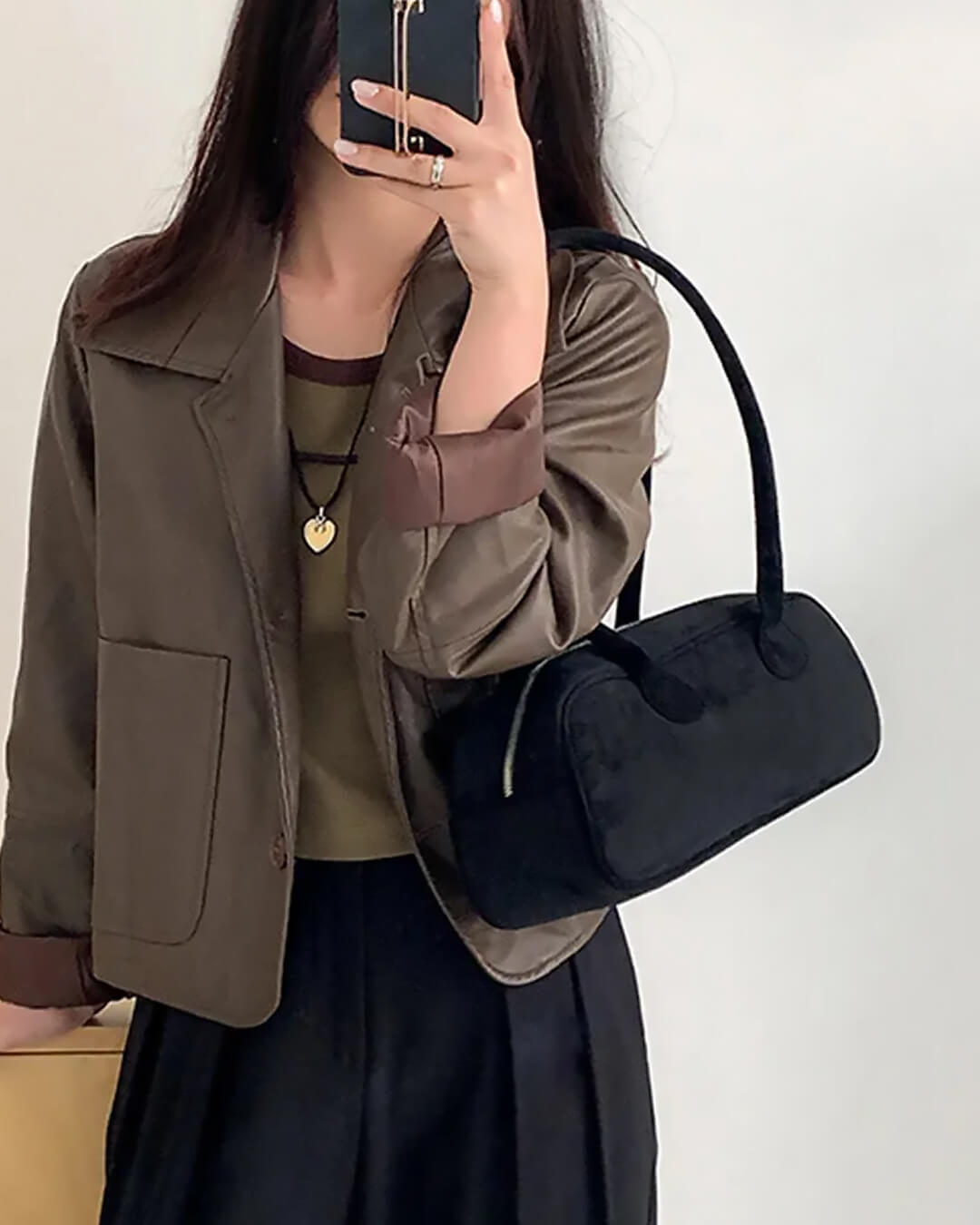 Aveline Vegan Suede Bag