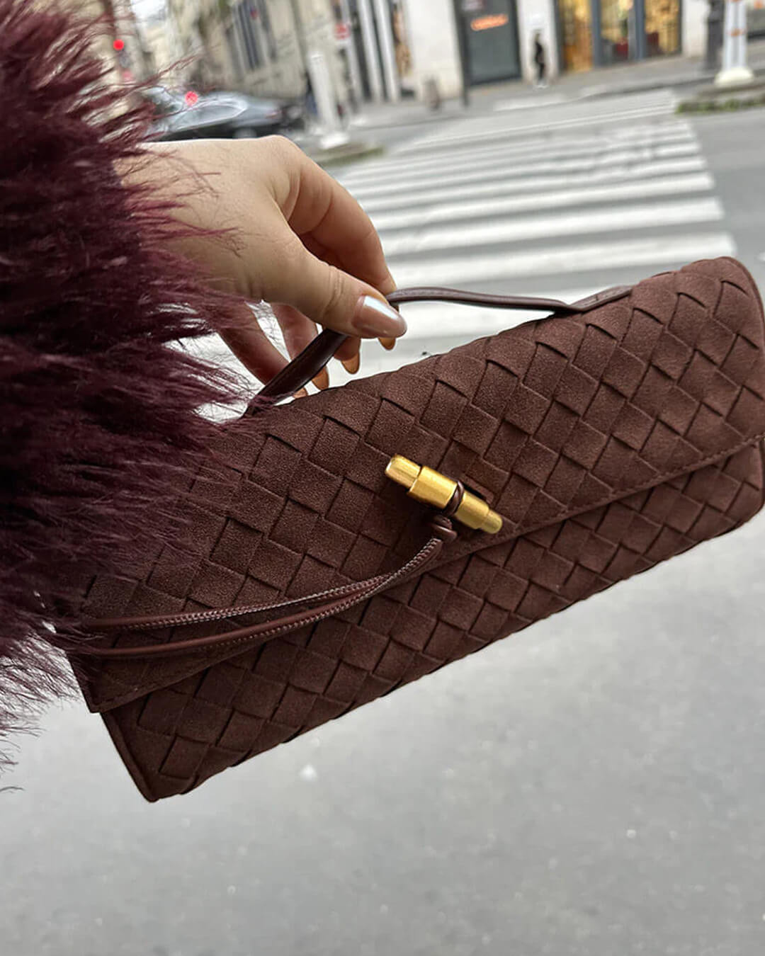 Bianca Suede Bag