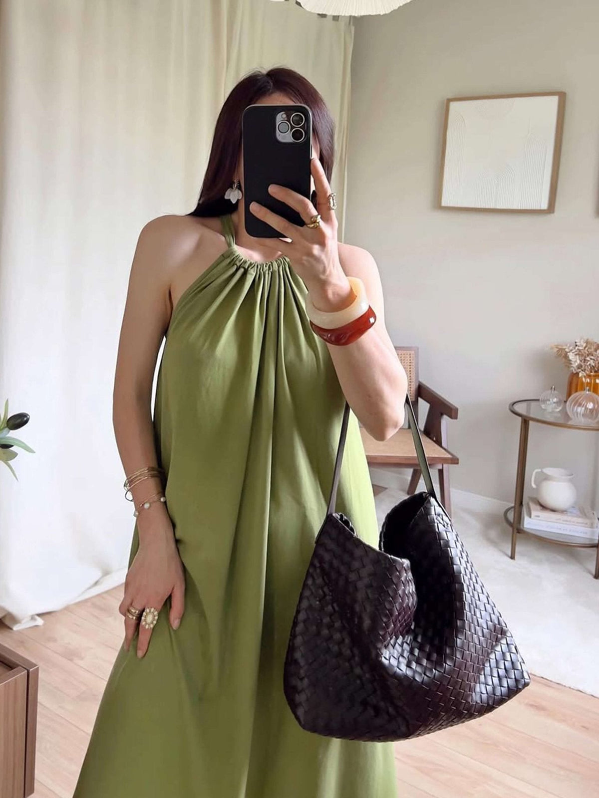 Sylvia Woven Tote Bag