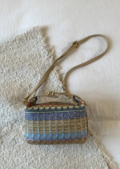 Raphaela Woven Raffia Sling Bag