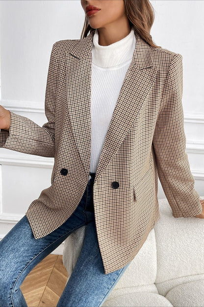 Beatrice Vintage Houndstooth Blazer