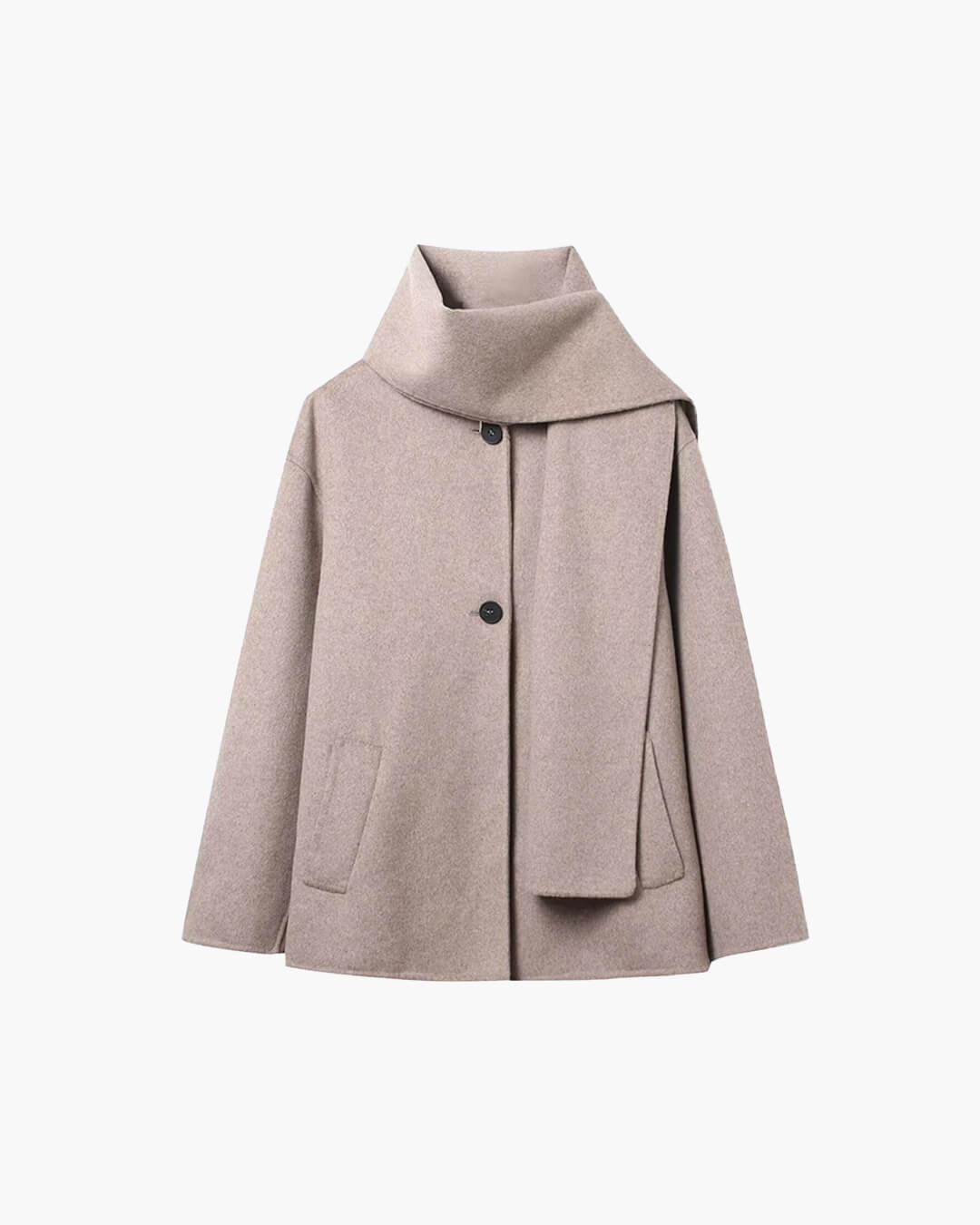 Cecille Coat with Scarf