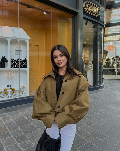 Celia High Collar Short Jacket