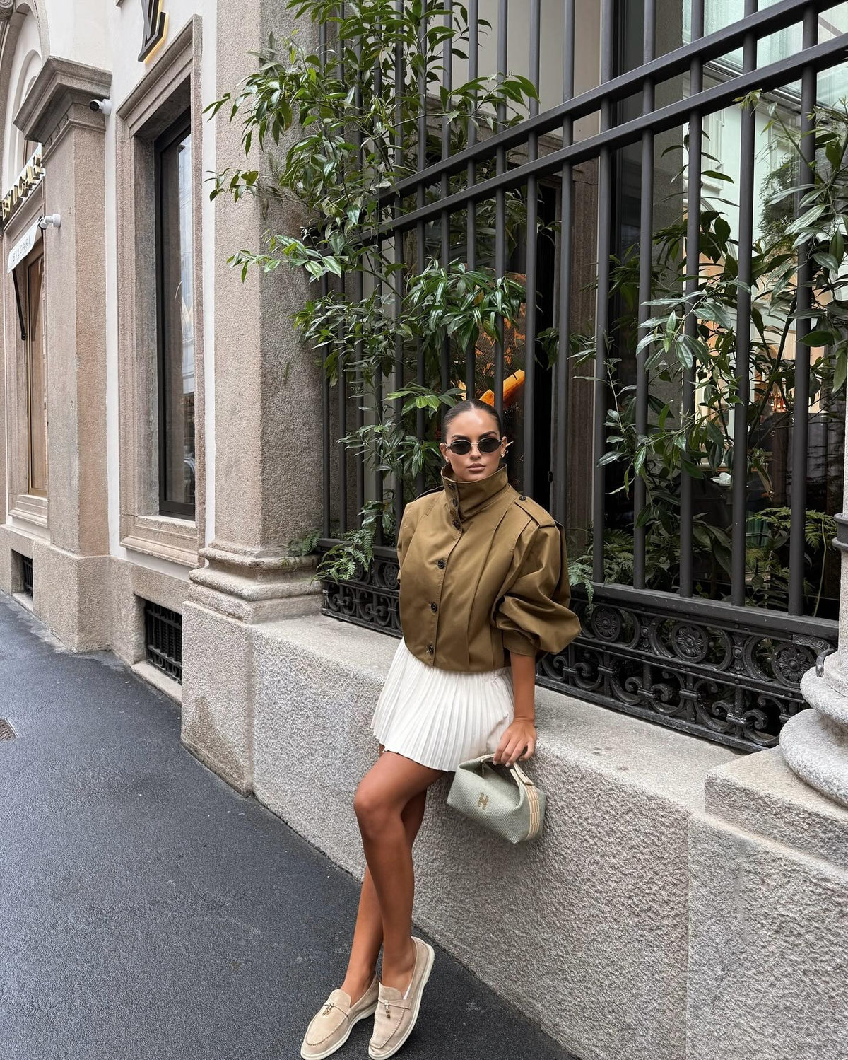 Celia High Collar Short Jacket