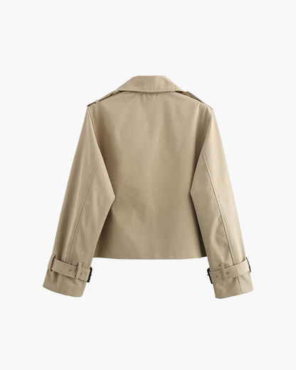 Clarisse Short Trench Coat