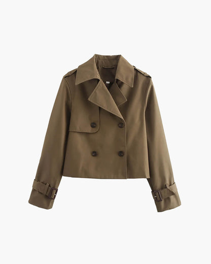 Clarisse Short Trench Coat