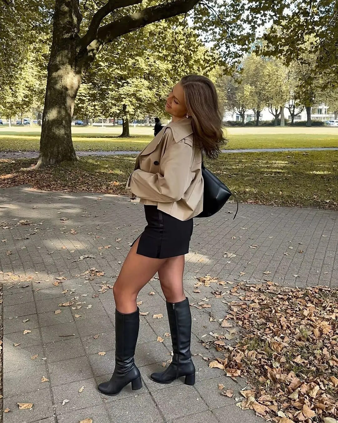 Clarisse Short Trench Coat