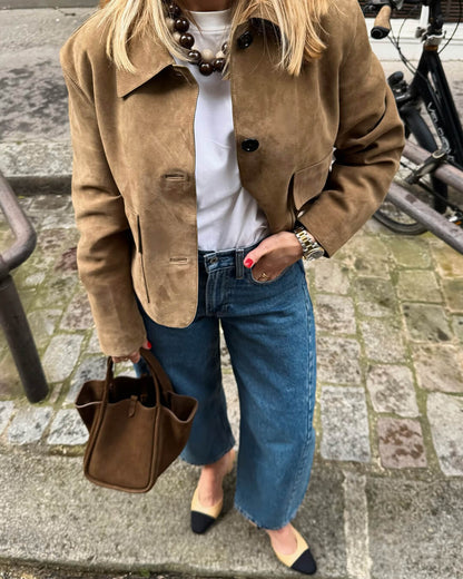 Elara Suede Jacket