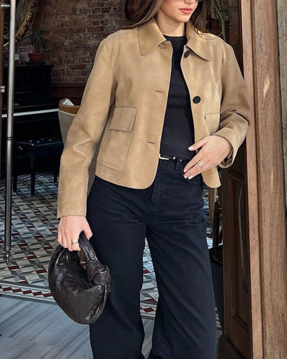 Elara Suede Jacket