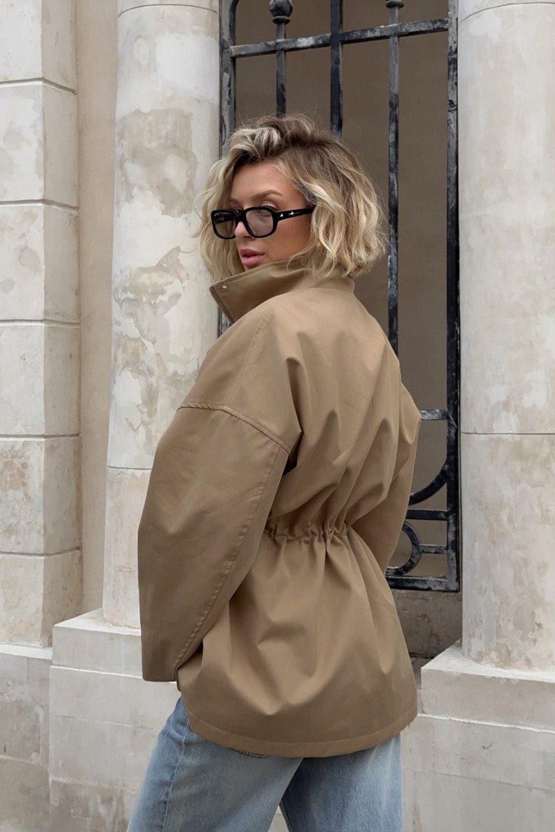 Eva Drawstring Trench Coat