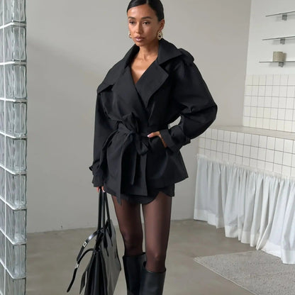 Hailey Crop Trench Coat