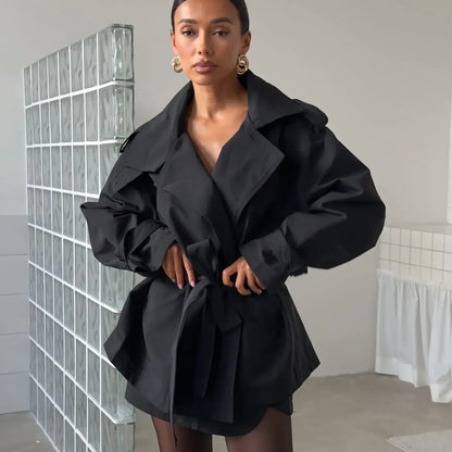 Hailey Crop Trench Coat