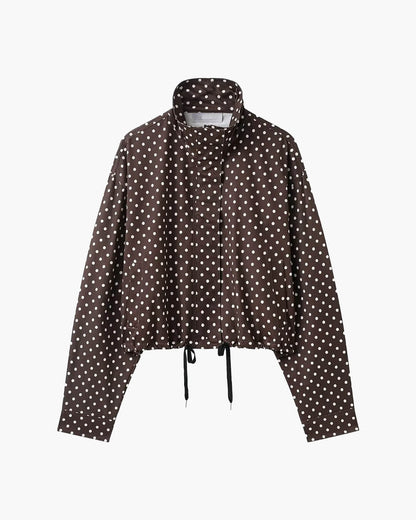 Janelle High Collar Drawstring Jacket