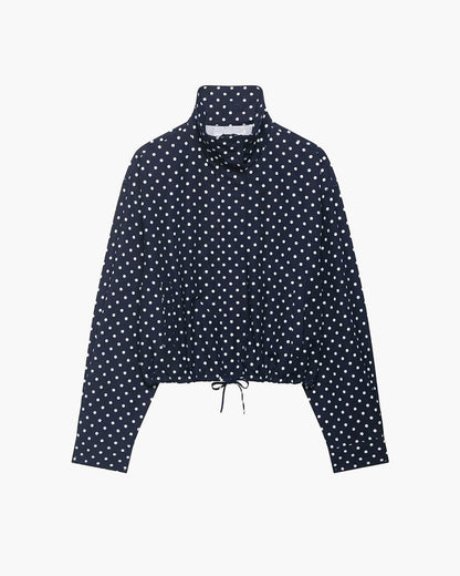 Janelle High Collar Drawstring Jacket