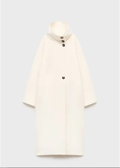 Julia Stand Collar Long Coat
