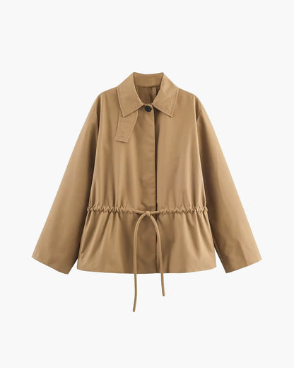 Minerva Lace Up Drawstring Jacket