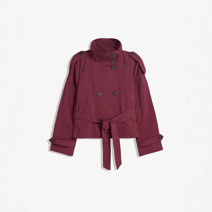 Thea Belted Short Trench Coat