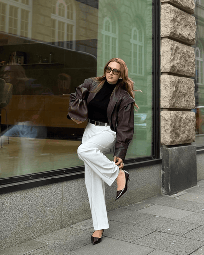 Veronica Faux Leather Jacket