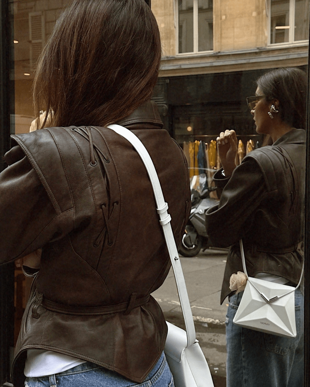 Veronica Faux Leather Jacket