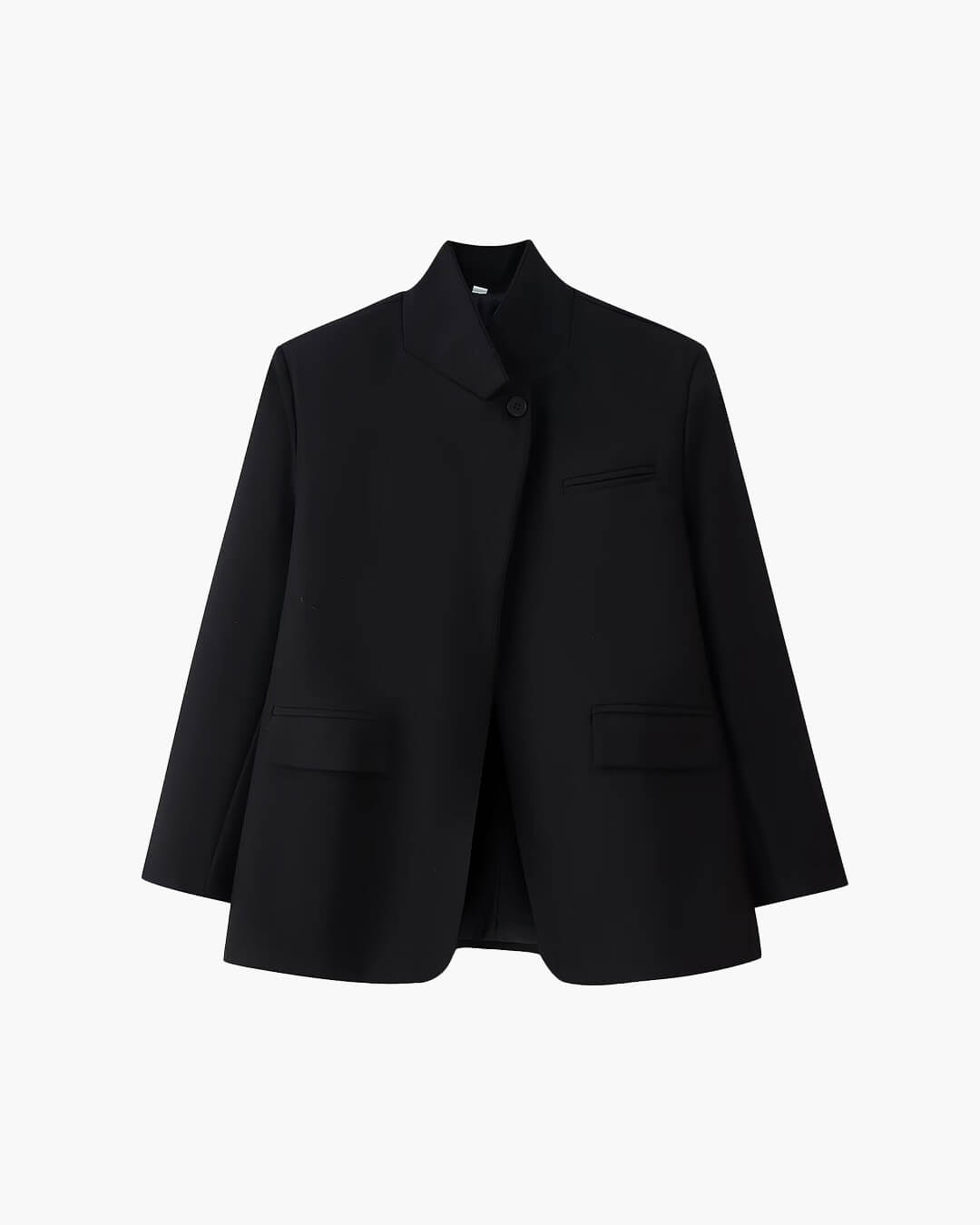 Katie Plaid Stand Collar Blazer