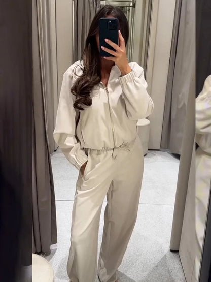 Amirah Hooded Tracksuit Set