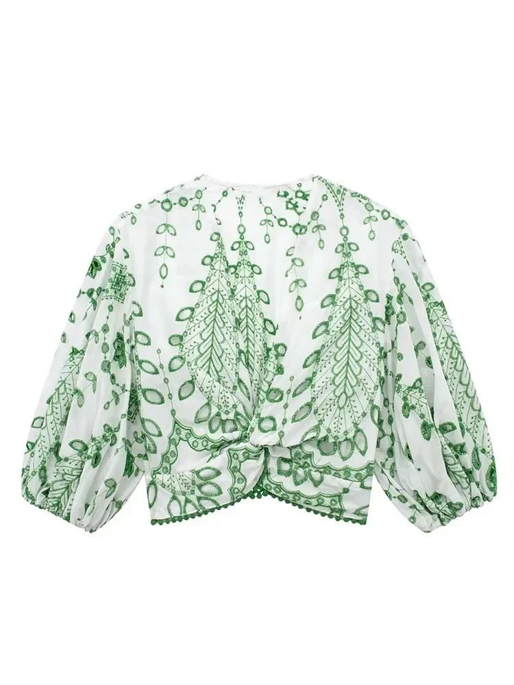 Beatrice Needlework Shorts Set