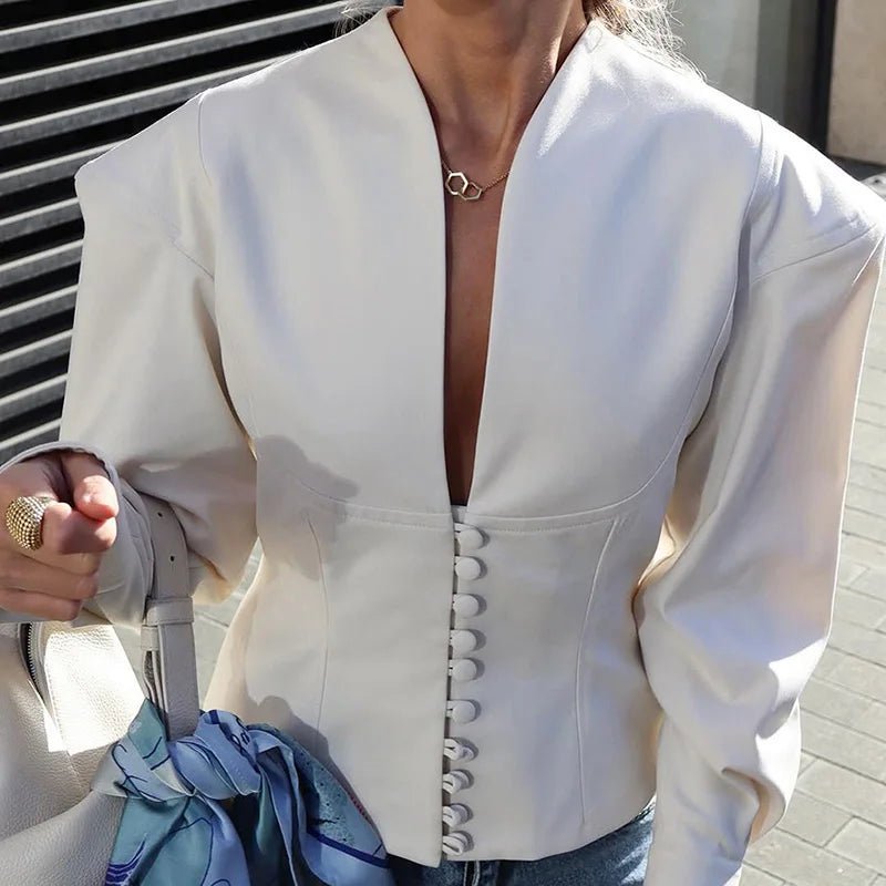 Bethany Cinched Waist Blazer Set