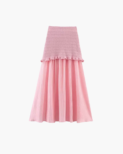 Claudia Knitted Tank & Pleated Skirt Set