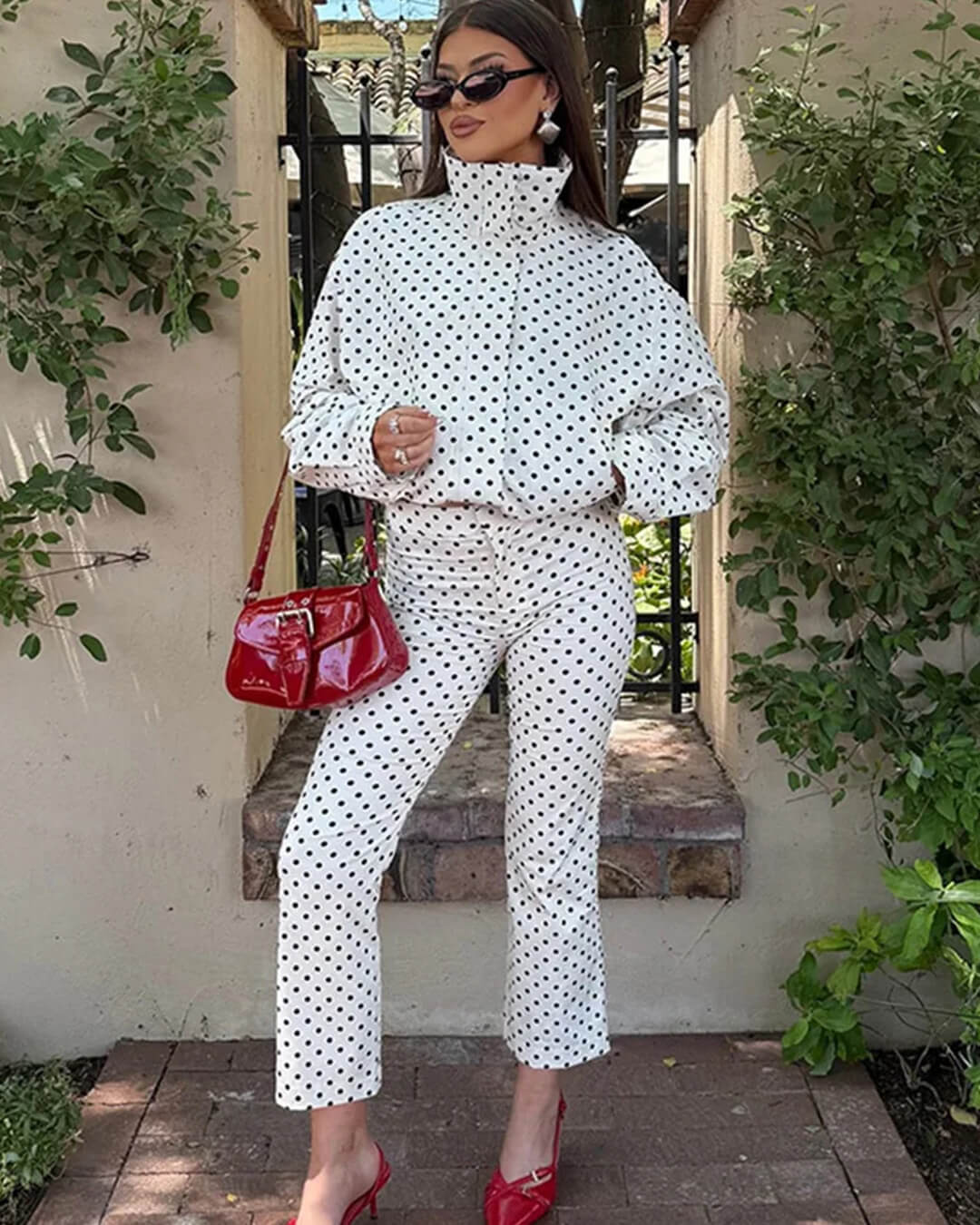 Gloria Polka Dot Co-Ord Set