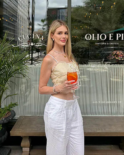 Julia Ruched Cami Maxi Skirt Set