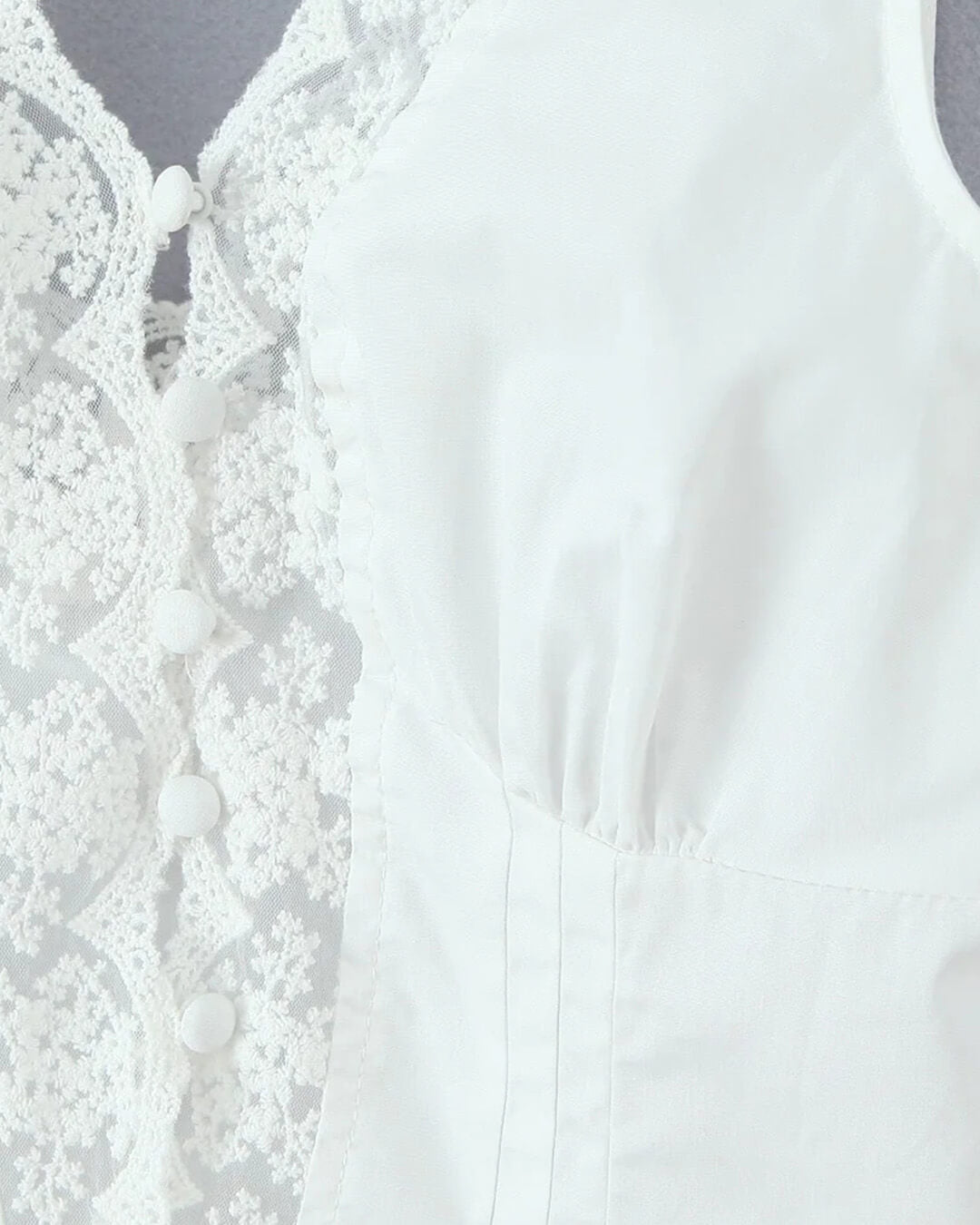 Klarissa Lace Trim Mini Skirt Set
