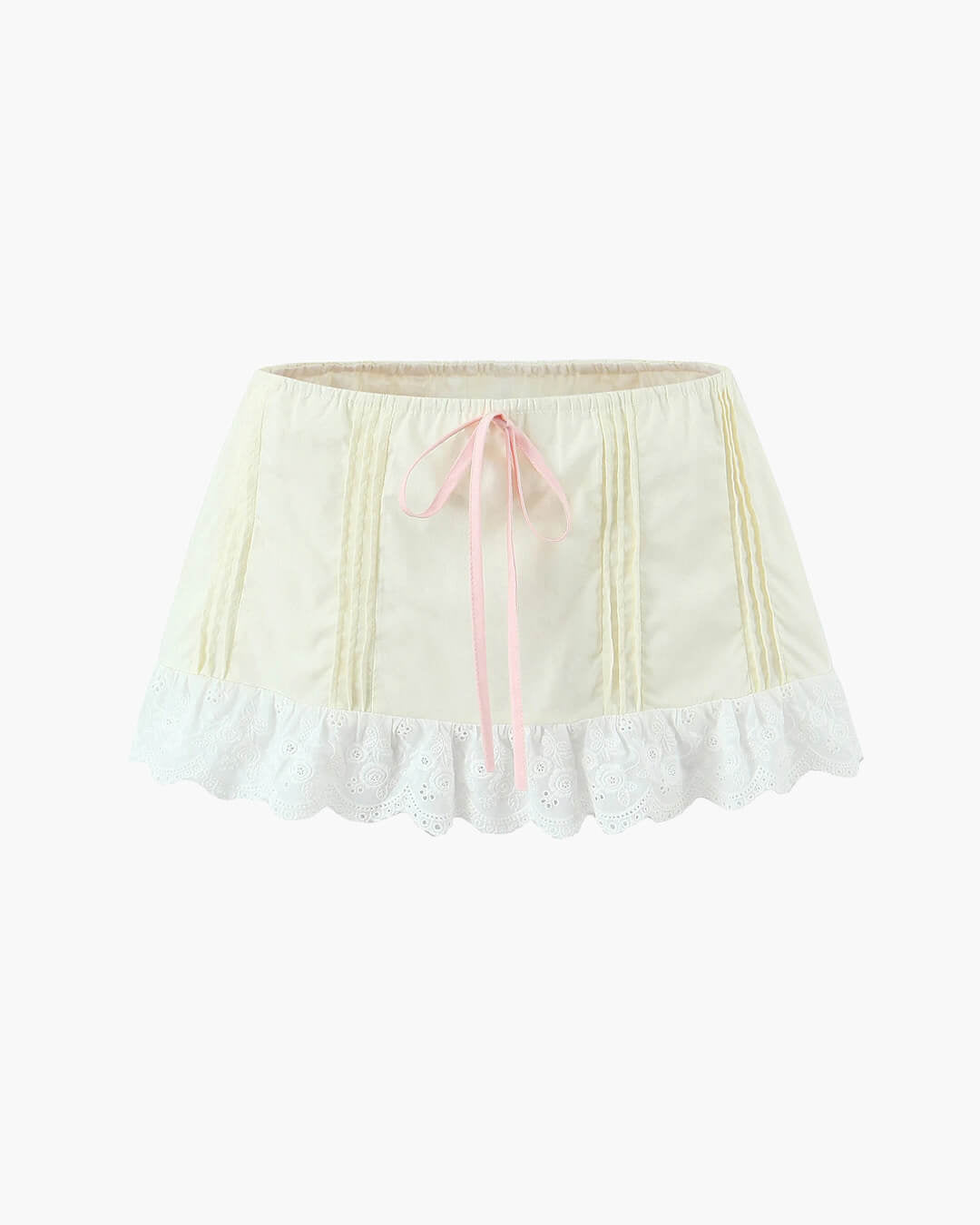 Klarissa Lace Trim Mini Skirt Set