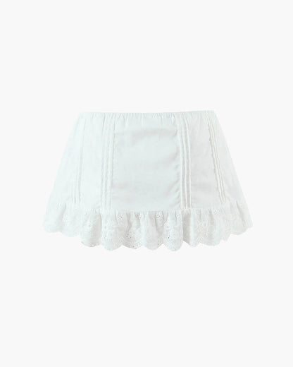 Klarissa Lace Trim Mini Skirt Set