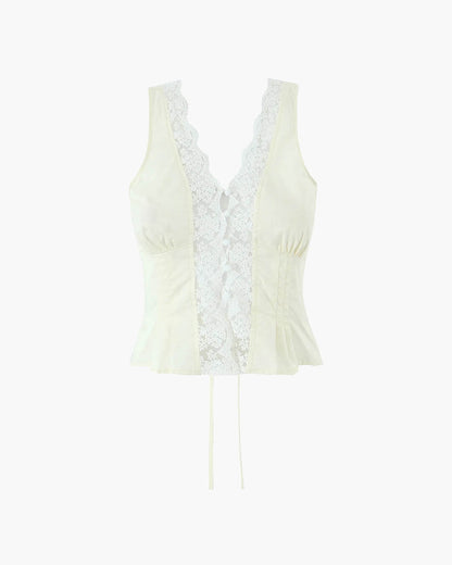 Klarissa Lace Trim Mini Skirt Set