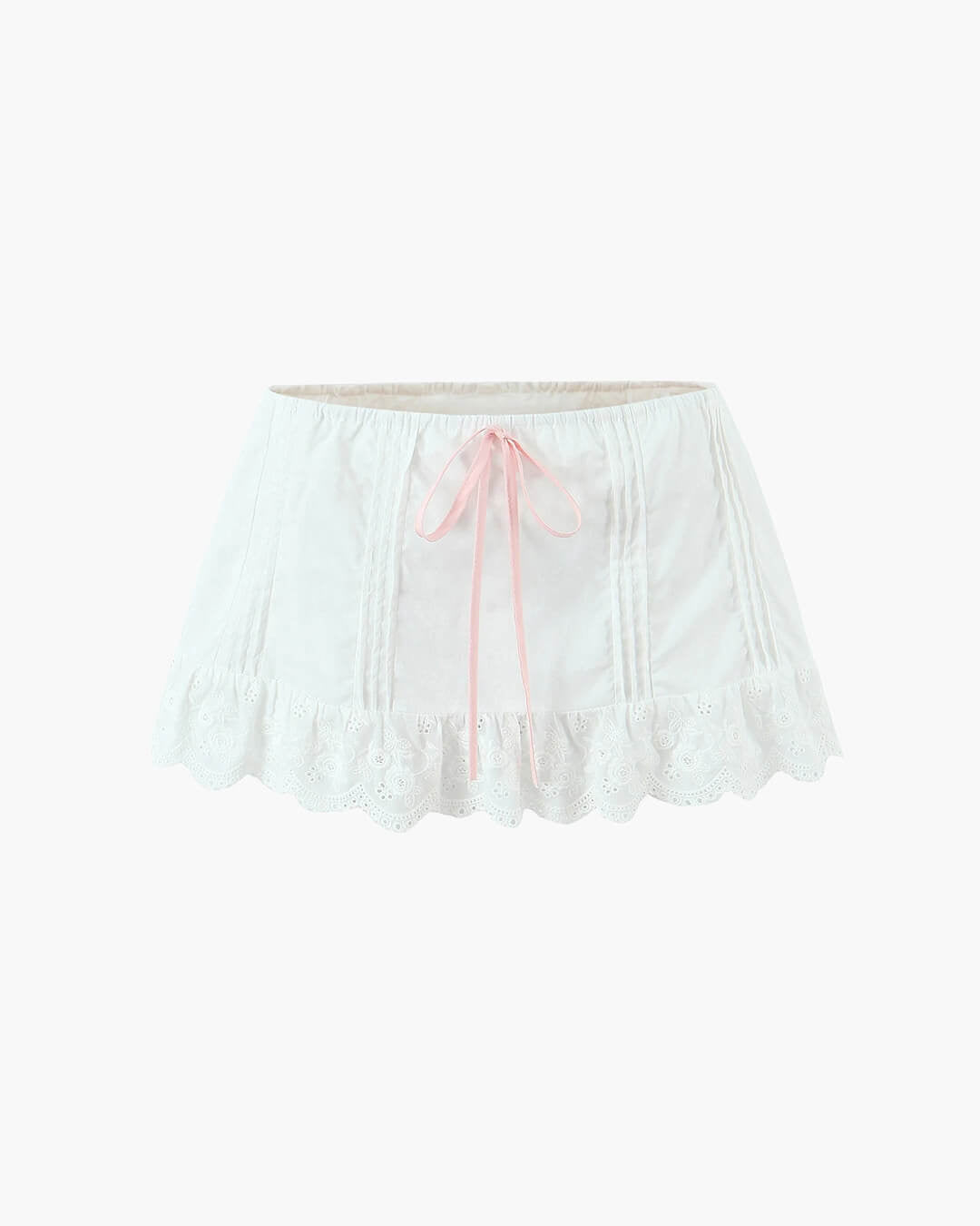 Klarissa Lace Trim Mini Skirt Set