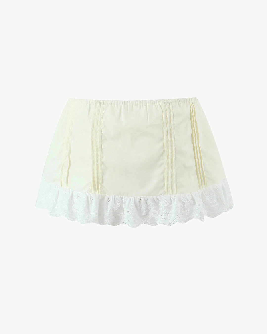 Klarissa Lace Trim Mini Skirt Set