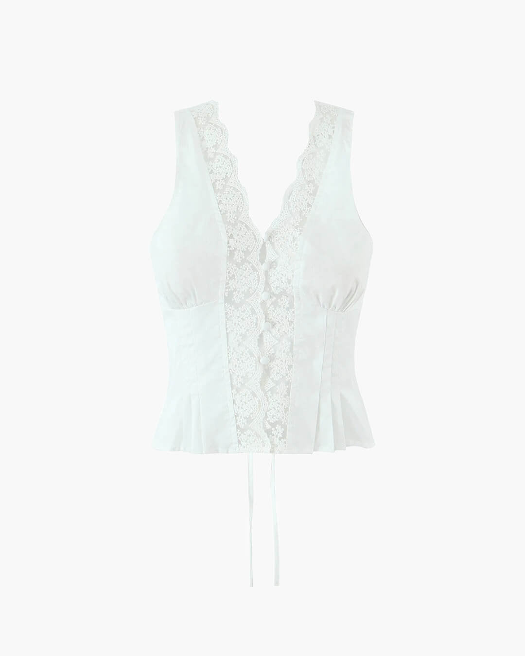 Klarissa Lace Trim Mini Skirt Set
