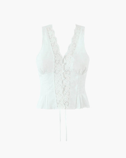 Klarissa Lace Trim Mini Skirt Set