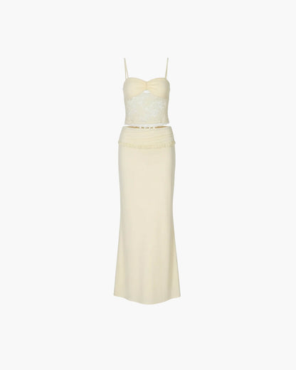 Leanna Lace Maxi Skirt Set