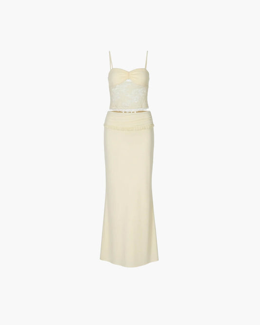 Leanna Lace Maxi Skirt Set