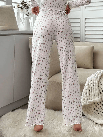 Long Sleeve Floral Pyjama Set