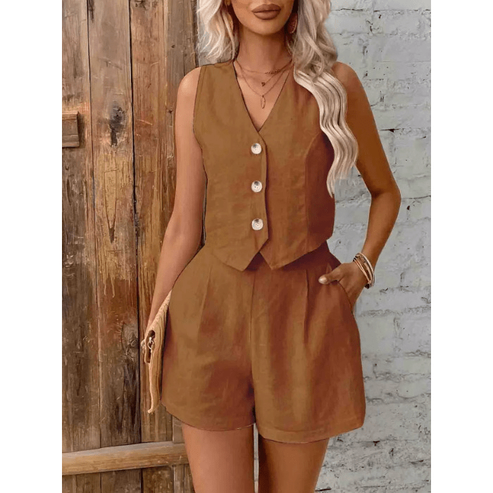 Lumi Cotton Linen Two Piece Set