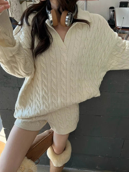 Maureen Knit Polo 2-Piece Set