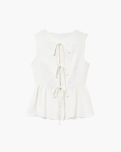Vianne Tie Front Vest Trouser Set
