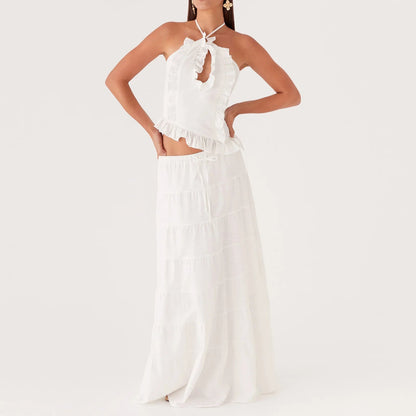 Yasmine Ruffle Two-Piece Set