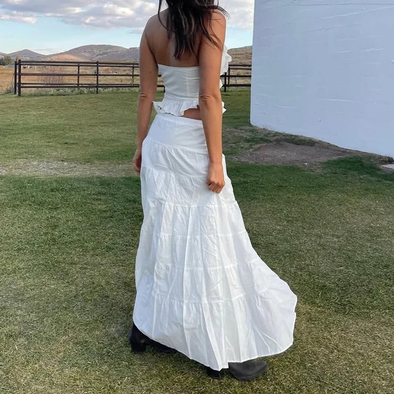 Yasmine Ruffle Two-Piece Set