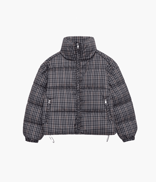Monica Plaid Puffer Jacket